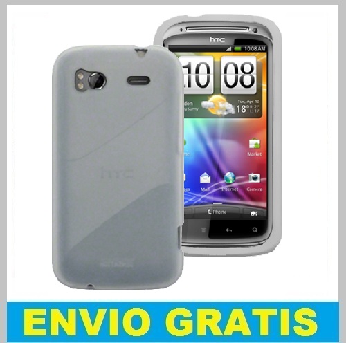 FUNDA SILICONA PARA HTC SENSATION 4G/G14 BLANCA